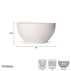 Chateau Cream Serving Bowl
