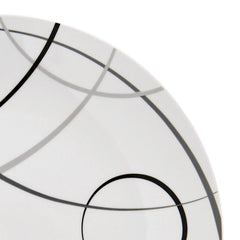 Circles 18 Piece Dinnerware Set, Service for 6