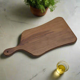 Acacia Wood Paddle Serve Board