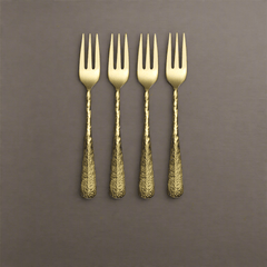 Sable Gold Set of 4 Appetizer Forks
