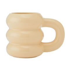 Yellow Rounded Cloud Mug
