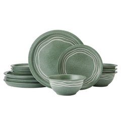 Nature's Palette 12 Piece Dinnerware Set, Service for 4
