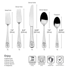 Enjoy 20 Piece Flatware Set, Service for 4
