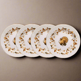 Autumn Berry™ Set of 4 Turkey Salad Plates