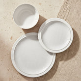 Blooming Meadow Cream 12 Piece Dinnerware Set, Service for 4