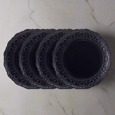 Chateau Midnight Set of 4 Dinner Plates