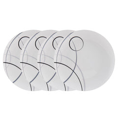 Circles Set of 4 Dinner Plates