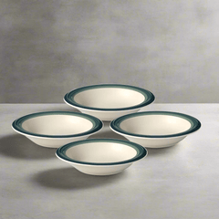 Ocean Breeze Set of 4 Rim Soup Bowls