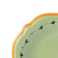 Pistoulet® Set of 4 Salad Plates with Yellow Band