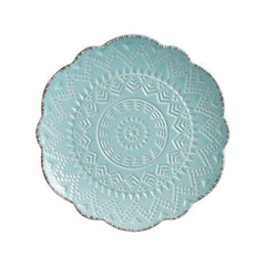 Remembrance Teal Salad Plate