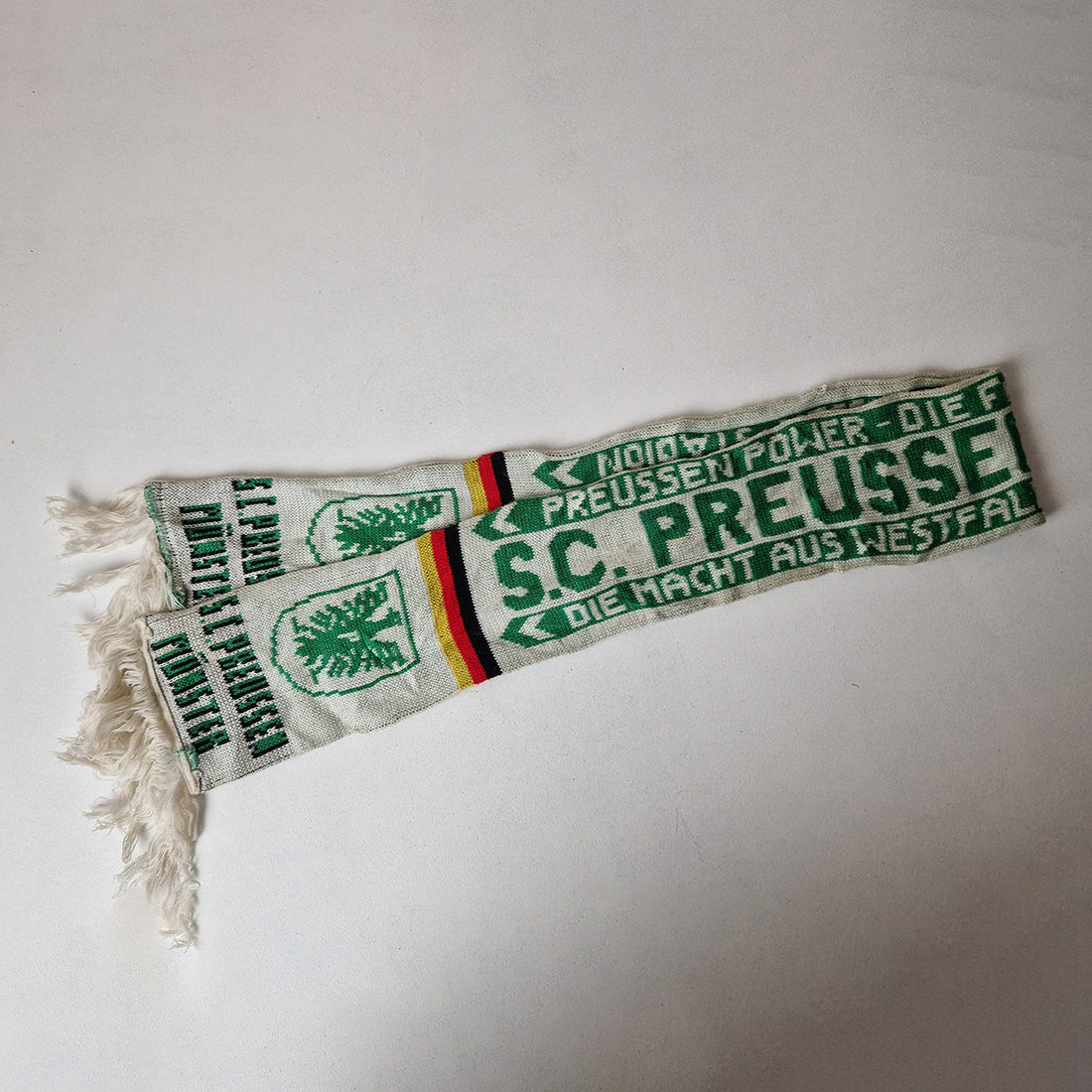 Vintage German Sports club Preußen Münster football scarf rays