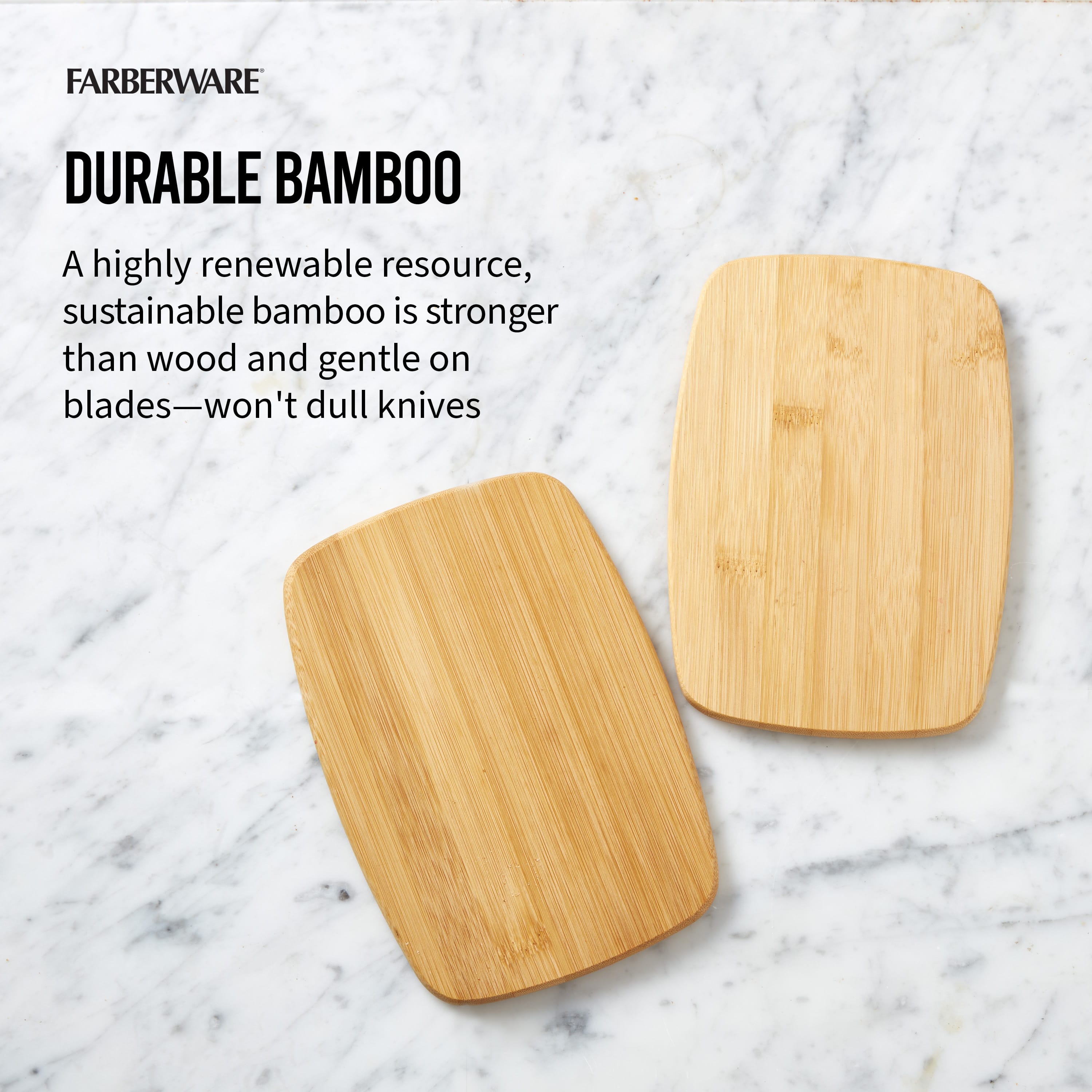 Farberware 4-Piece Bamboo Cutting Board Set