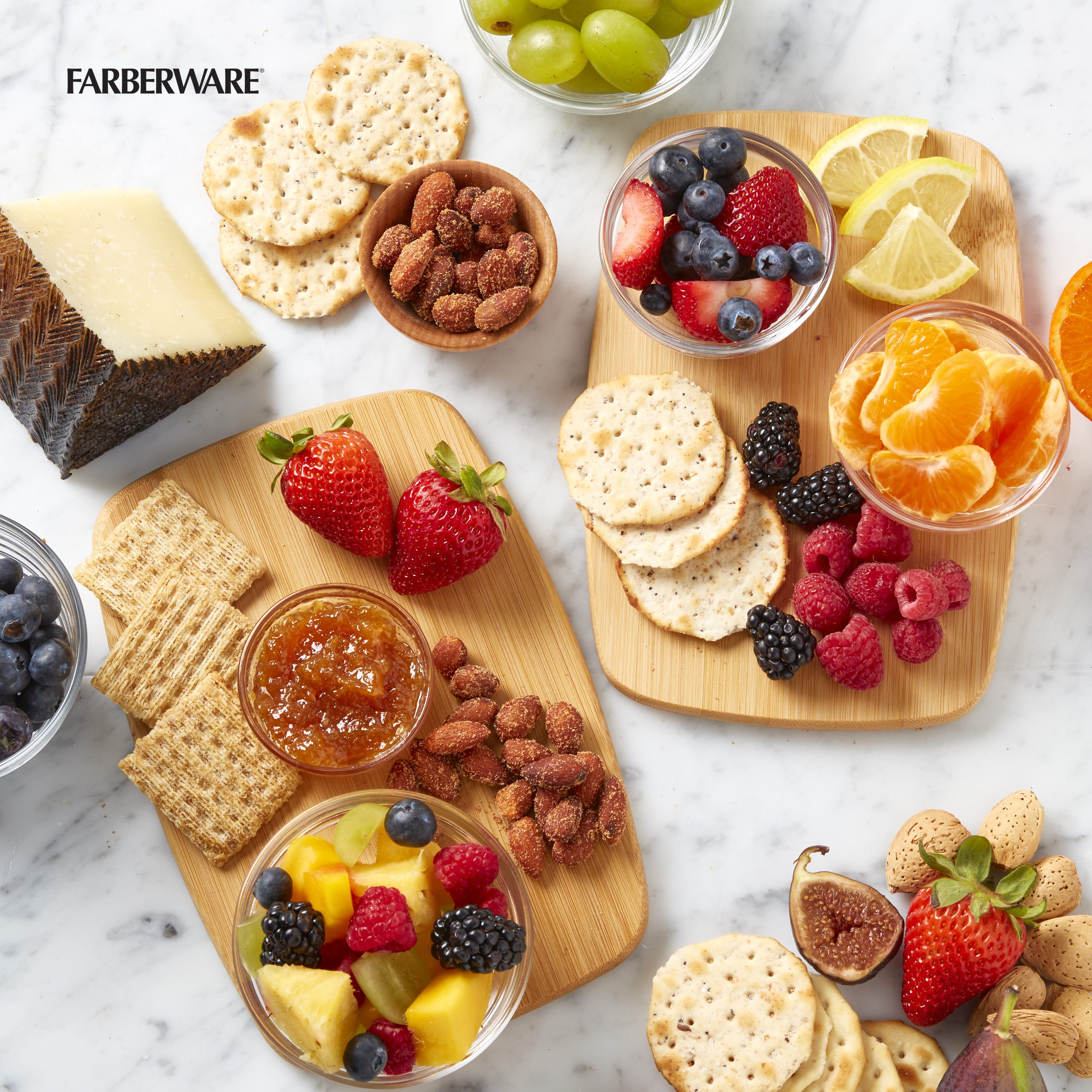 Farberware 4-Piece Bamboo Cutting Board Set