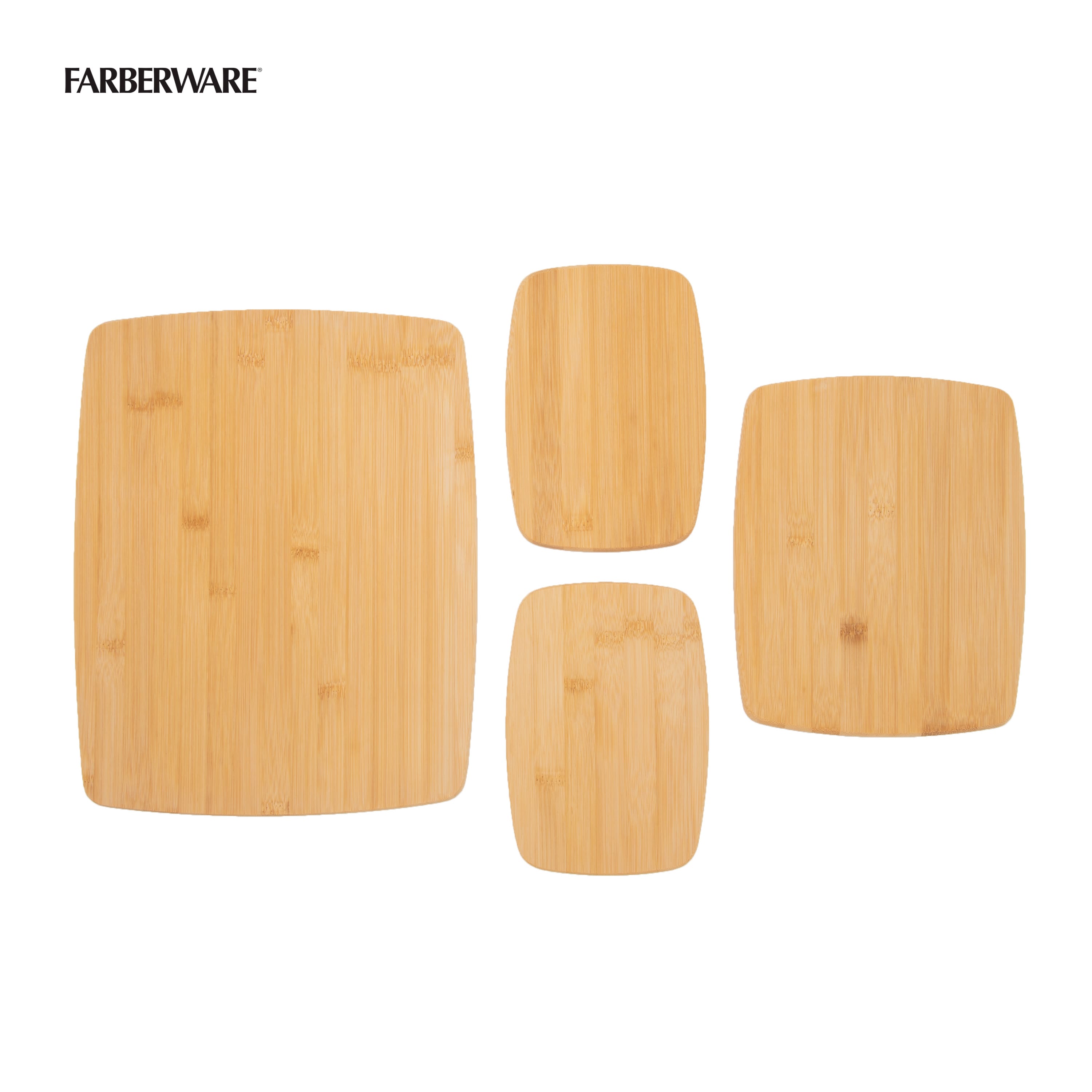 Farberware 4-Piece Bamboo Cutting Board Set