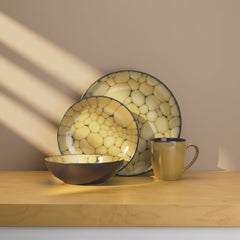 Cobblestone 32 Piece Dinnerware Set Service for 8