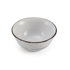 Trellis White Set of 4 Fruit Bowls