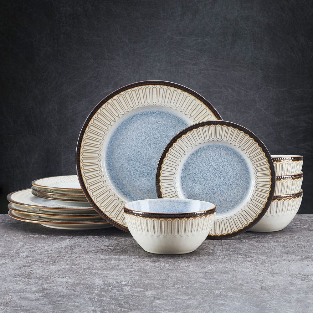 Clara 12 Piece Dinnerware Set, Service for 4