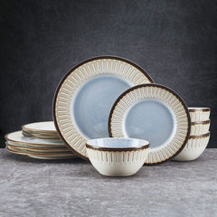 Clara 12 Piece Dinnerware Set, Service for 4