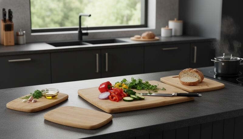 Farberware 4-Piece Bamboo Cutting Board Set