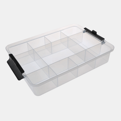 Farberware Build-A-Board ™ Snacklebox Locking Cutting Board Lid, Portable Charcuterie Storage with Compartments 11x16