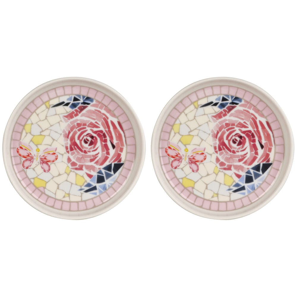 Dolly Parton Mosaic Set of 2 Mugs with Lid Coaster