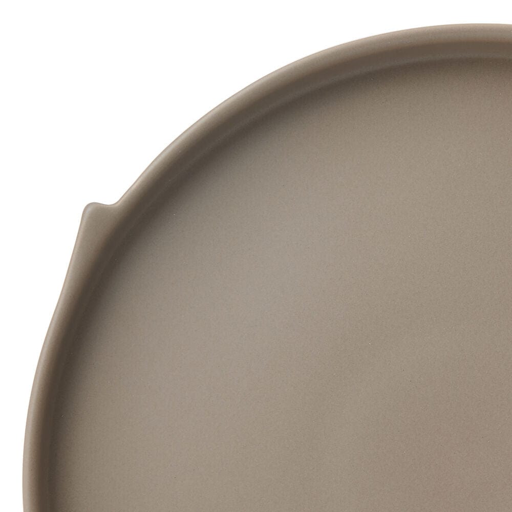 Contemporary Edge Taupe 12 Piece Dinnerware Set, Service for 4