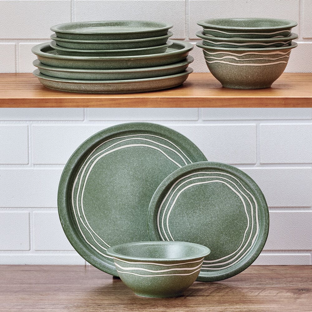 Nature's Palette 12 Piece Dinnerware Set, Service for 4