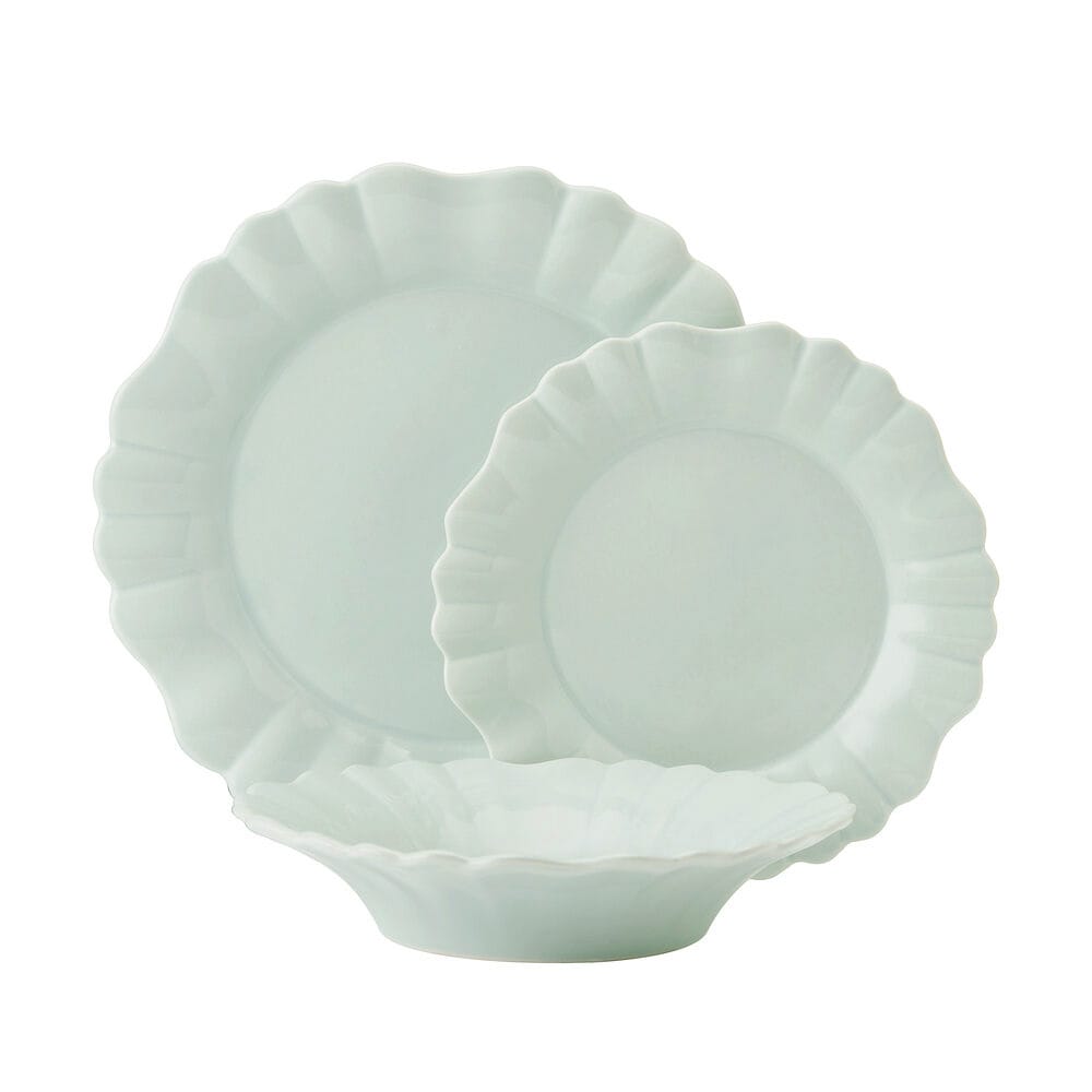 Graceful Petals 12 Piece Dinnerware Set, Service for 4
