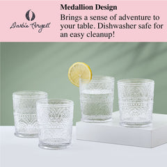 Darbie Angell Wanderlust Set of 4 Double Old Fashioned Glasses