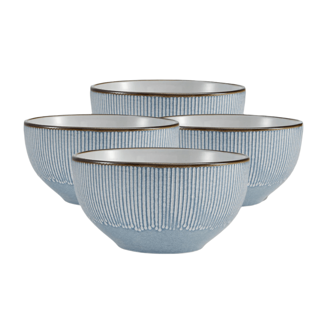 Arlie Blue Set of 4 Soup Cereal Bowls