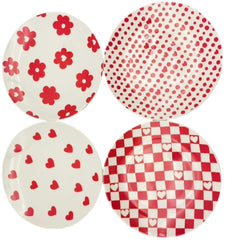 Darbie Angell Sweetheart Set of 4 Dessert Plates