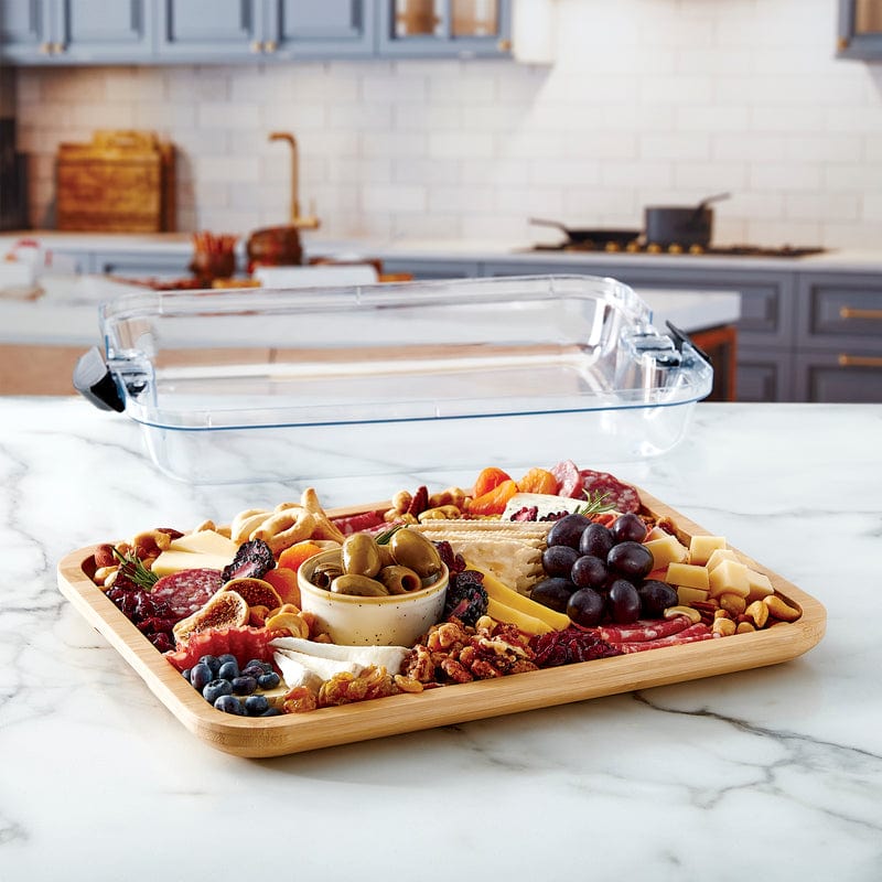 Farberware Build-A-Board ™ Cutting Board with Clear Locking Lid, 11x14
