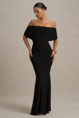 Bowden | Black Bardot Maxi Dress