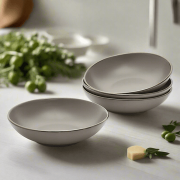 Hadlee Gray Set of 4 Pasta Bowls