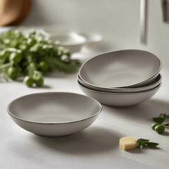 Hadlee Gray Set of 4 Pasta Bowls