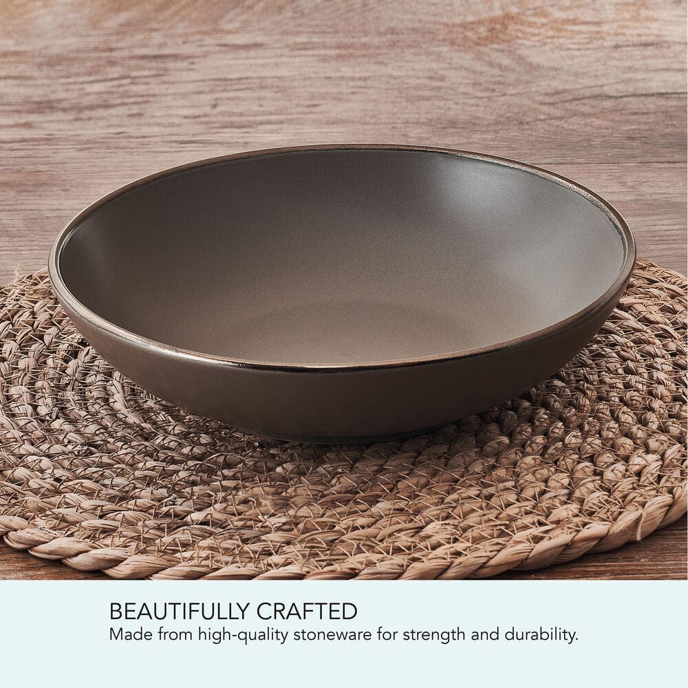 Hadlee Gray Set of 4 Pasta Bowls