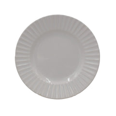 White Embossed 32 Piece Dinnerware Set, Service for 8