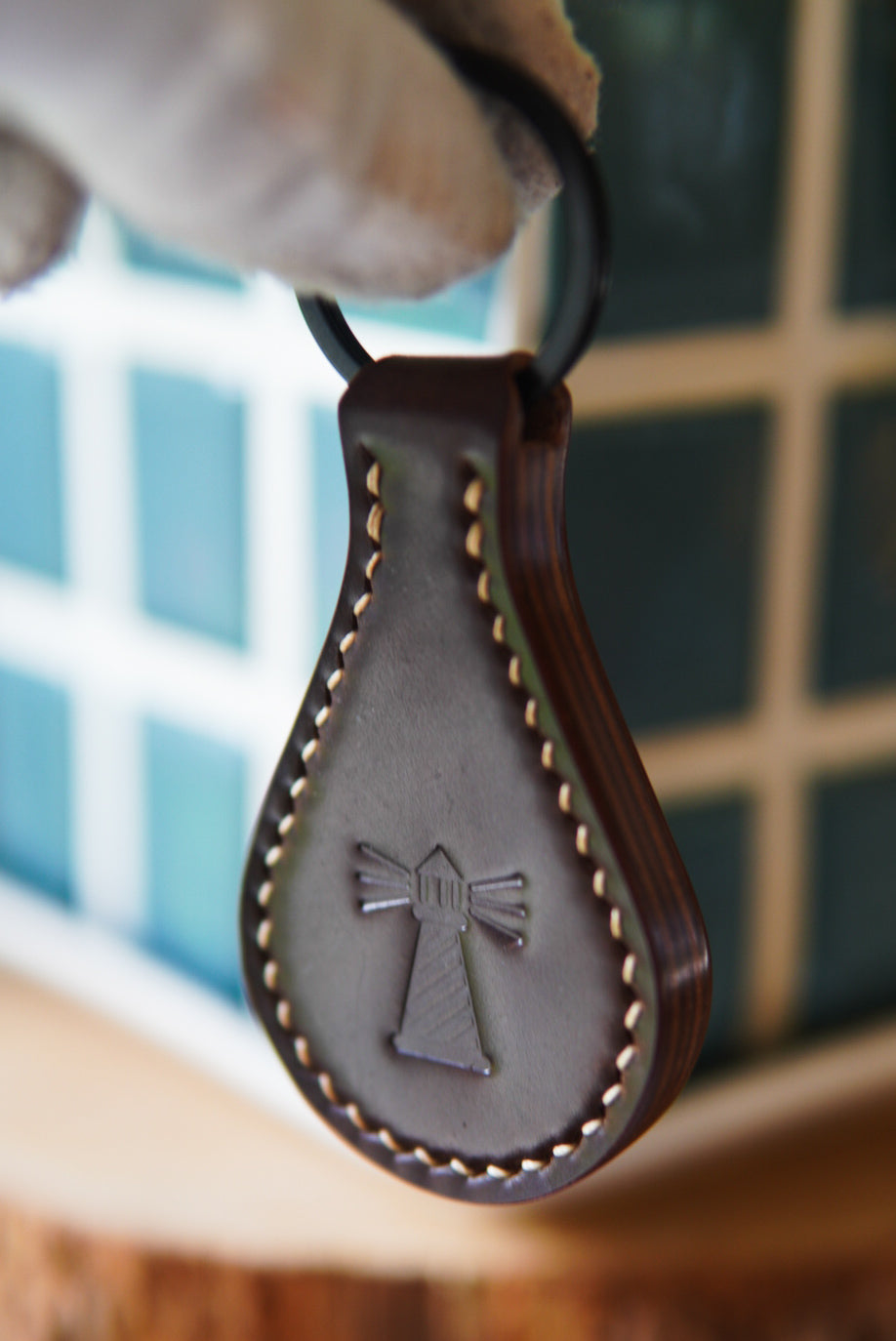 Horween Key Fob - Deep Brown