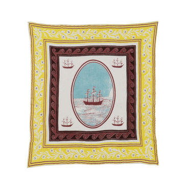 Saved NY Cashmere Lukas The Illustrator - High Seas Scarf