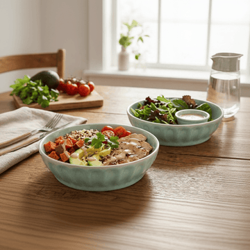 Sage Green Set of 2 Pasta Bowls