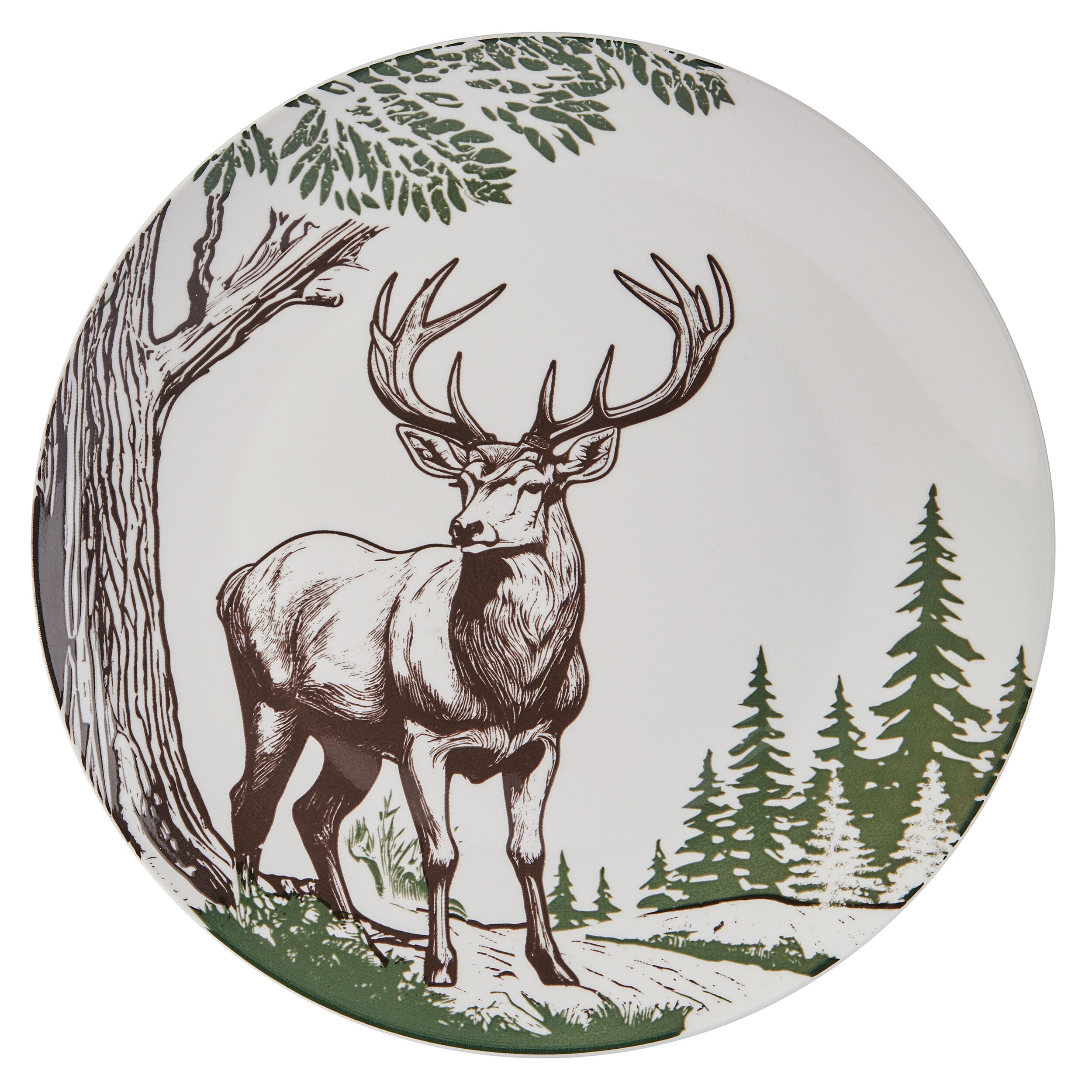 Rustic Lodge 12 Piece Dinnerware Set, Service for 4