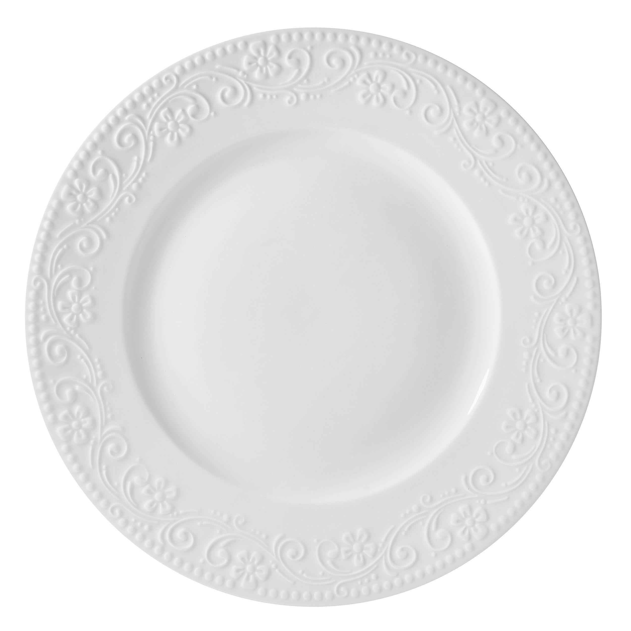 Textured Charm 24 Piece Dinnerware Set, Service for 8