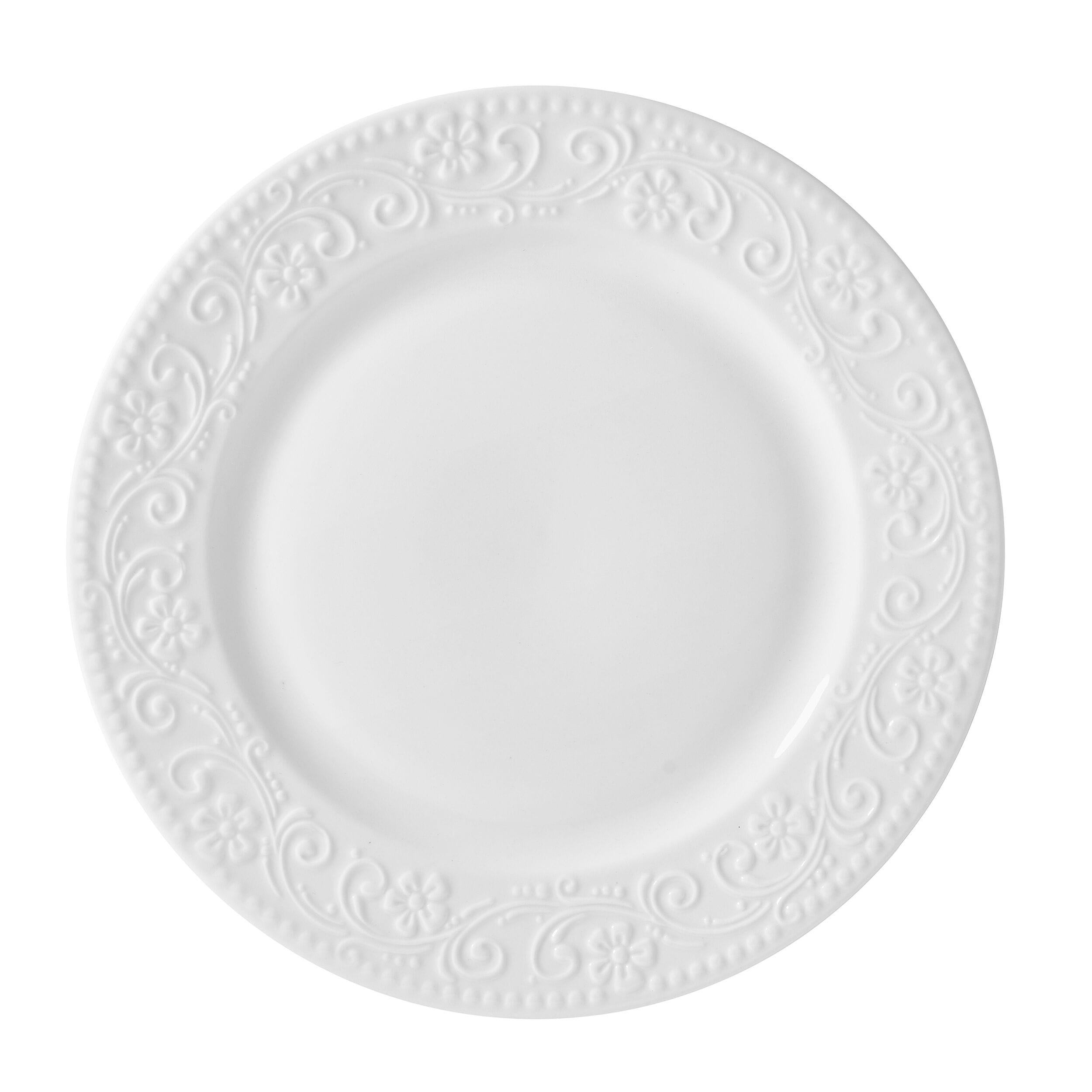 Textured Charm 24 Piece Dinnerware Set, Service for 8