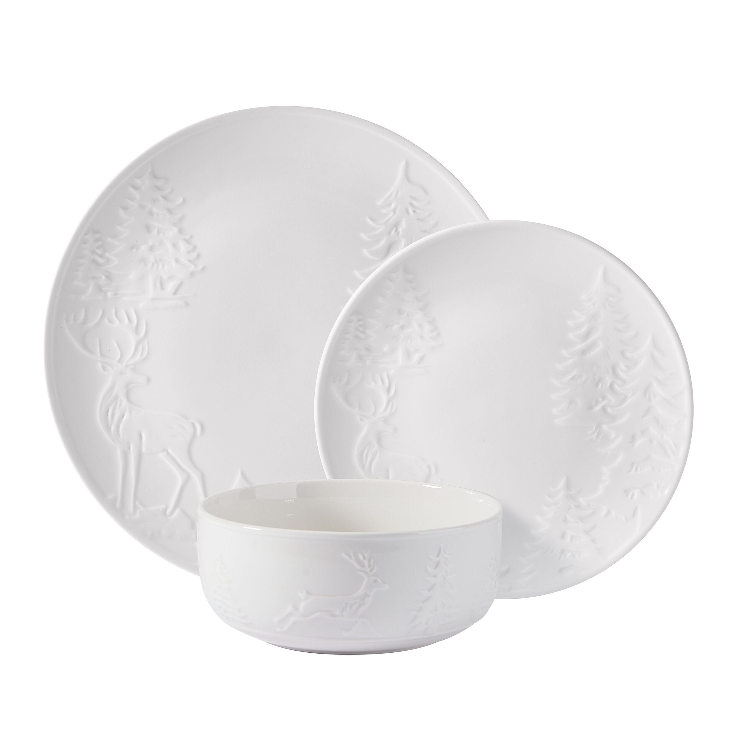Trailside Retreat 24 Piece Dinnerware Set, Service for 8