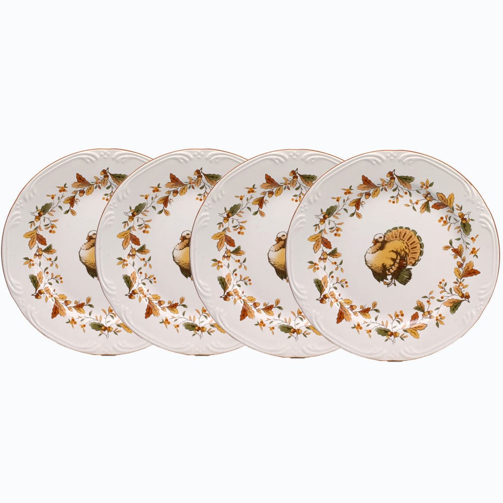 Autumn Berry™ Set of 4 Turkey Salad Plates
