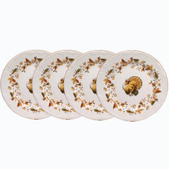 Autumn Berry™ Set of 4 Turkey Salad Plates