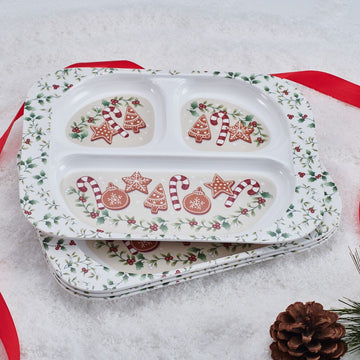 Winterberry® Set of 4 Melamine Children's Plates