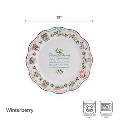 Winterberry® 12 Days Of Christmas Scalloped Sharing Plate