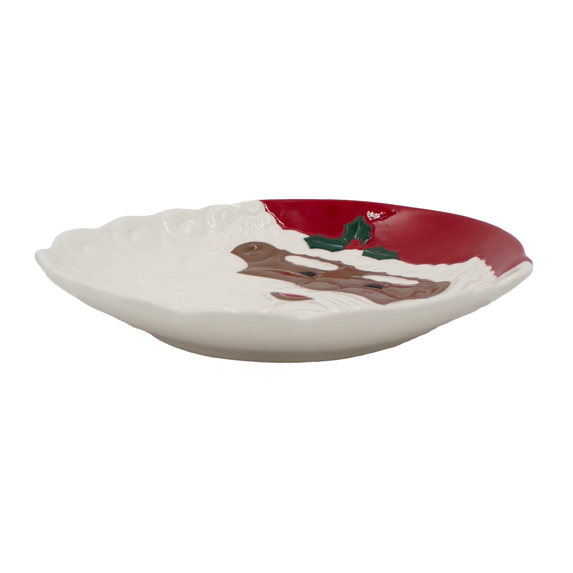 Winterberry® African American Santa Figural Cookie Plate