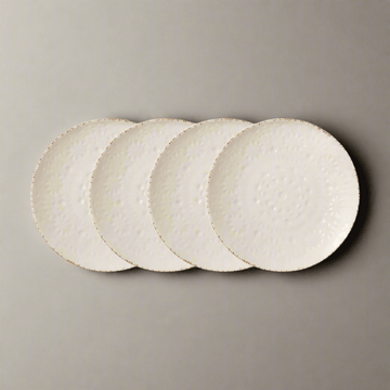 Chateau Cream Set of 4 Appetizer Plates
